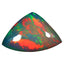 7.40 ct Triangle Cabochon (21.07 x 13.91 mm) Multi Rainbow Opal Stone