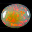 11.63 ct Oval Cabochon (21.14 x 17.27 mm) Multi Rainbow Opal Gemstone