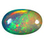 9.78 ct Oval Cabochon (19.55 x 12.67 mm) Multicolor Rainbow Opal Gemstone