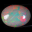 14.87 ct Oval Cabochon (20.84 x 15.65 mm) Multi Rainbow Opal Gemstone