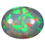 5.75 ct Very good Oval Cabochon (14.82 x 11.29 mm) Rainbow Opal Gemstone