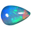 7.26 ct Five-star Pear Cabochon (16.39 x 11.15 mm) Rainbow Opal Gemstone