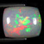 5.61 ct Cushion Cabochon (12.99 x 10.79 mm) Ethiopian Welo Rainbow Opal