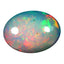 4.24 ct Remarkable Oval Cabochon (14.26 x 10.60 mm) Rainbow Opal Gemstone