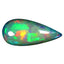 5.68 ct Marvelous Pear Cabochon (20.35 x 9.21 mm) Ethiopian Rainbow Opal