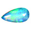 4.08 ct Magnificent Pear Cabochon (17.20 x 8.86 mm) Rainbow Opal Gemstone