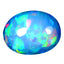 4.03 ct Lovely Oval Cabochon (13.33 x 10.24 mm) Welo Rainbow Opal Stone