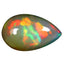 3.97 ct Pear Cabochon (15.20 x 9.44 mm) Play of Colors Rainbow Opal Stone