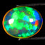 2.41 ct Oval Cabochon (11.48 x 9.15 mm) Play of Colors Rainbow Opal Stone