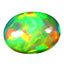 1.79 ct Oval Cabochon (11.15 x 8.24 mm) Play of Colors Rainbow Opal Stone