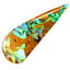 5.01 ct Fancy Shape Australia Rare Metallic Natural Boulder Opal Gemstone