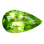 1.56 ct Pear (10.29 x 6.01 mm) Pakistan Green Peridot Natural Gemstone