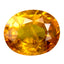 0.84 ct Oval (6.13 x 5.04 mm) Ceylon Natural Yellow Sapphire Gemstone