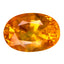 0.73 ct Oval (5.94 x 4.12 mm) Ceylon Natural Orange Yellow Sapphire