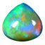 4.65 ct Pear Cabochon (12.17 x 12.53 mm) Play of Colors Rainbow Opal