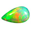 2.78 ct Pear Cabochon (15.10 x 8.85 mm) Play of Colors Rainbow Opal Stone