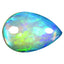 3.05 ct Pear Cabochon (14.62 x 9.97 mm) Play of Colors Rainbow Opal Stone