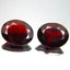 7.48ct (2pcs) MATCHING PAIR Oval (10.99 x 8.87mm) Natural Rhodolite Garnet