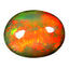 2.93 ct Oval Cabochon (12.27x9.70mm) Ethiopia Play of Colors Rainbow Opal