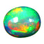 2.52 ct Oval Cabochon (11.06 x 9.29 mm) Play of Colors Rainbow Opal Stone