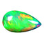 2.68 ct Pear Cabochon (14.72 x 8.17 mm) Play of Colors Rainbow Opal Stone