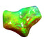 8.12 ct Fancy (18.18 x 11.28 mm) Ethiopia Play of Colors Rainbow Opal