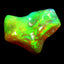8.12 ct Fancy (18.18 x 11.28 mm) Ethiopia Play of Colors Rainbow Opal