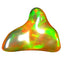 3.98 ct Fancy (16.13 x 13.77 mm) Ethiopia Play of Colors Rainbow Opal