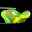 3.35 ct Fancy (17.75 x 8.83 mm) Ethiopia Play of Colors Welo Rainbow Opal