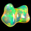 4.65 ct Fancy (16.00 x 10.62 mm) Natural Play of Colors Welo Rainbow Opal