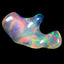 7.46 ct Fancy (24.32 x 14.04 mm) Unheated Play of Colors Rainbow Opal