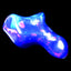 3.69 ct Fancy (16.95 x 8.99 mm) Ethiopia Play of Colors Natural Blue Opal