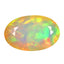 7.52 ct AIG Certified Oval (19.05 x 12.09mm) Natural Rainbow Opal Gemstone