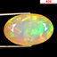7.52 ct AIG Certified Oval (19.05 x 12.09mm) Natural Rainbow Opal Gemstone