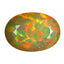 9.33 ct AIG Certified Oval (19.45 x 13.65mm) Natural Rainbow Opal Gemstone