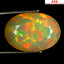 9.33 ct AIG Certified Oval (19.45 x 13.65mm) Natural Rainbow Opal Gemstone