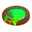 14.05 ct AIG Certified Oval (21.30x15.95 mm) Natural Rainbow Opal Gemstone