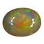11.42 ct AIG Certified Oval (20.24x15.02 mm) Natural Rainbow Opal Gemstone