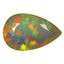 4.70 ct AIG Certified Pear (17.25 x 10.94mm) Natural Rainbow Opal Gemstone