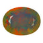 8.45 ct AIG Certified Oval (17.46 x 13.23mm) Natural Rainbow Opal Gemstone