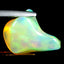 3.71 ct Fancy (16.64 x 9.63 mm) Natural Play of Colors Welo Rainbow Opal
