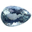 2.16 ct Sparkling Pear(10.19 x 7.12 mm)Unheated Natural Brazil Aquamarine