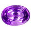 8.65 ct Oval (16.03 x 11.52 mm) Unheated Natural Purple Amethyst Gemstone
