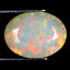 3.90 ct Oval (13.37 x 10.05mm) Un-Heated Ethiopia Rainbow Opal Loose Stone
