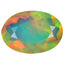 2.68 ct Oval (12.99 x 9.10 mm) Unheated Ethiopia Natural Rainbow Opal