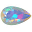 7.48 ct Pear (20.07 x 12.39 mm) Un-Heated Ethiopia Rainbow Opal Gemstone