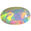 3.90 ct Oval (14.97 x 9.02 mm) Un-Heated Ethiopia Rainbow Opal Gemstone