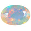 2.99 ct Oval (13.21 x 9.21 mm) Un-Heated Ethiopia Rainbow Opal Gemstone