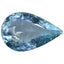 11.05 ct Pear (21.07 x 13.43 mm) Unheated 100% Natural Sky Blue Aquamarine