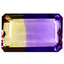 9.62 ct Octagon(17.06 x 10.77 mm)Unheated Natural Purple Yellow Ametrine